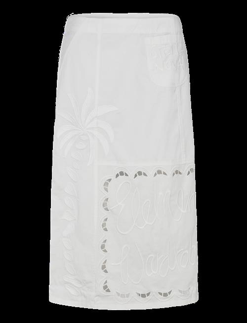 Stella Nova | Elements Embroidered Cotton Skirt | 36