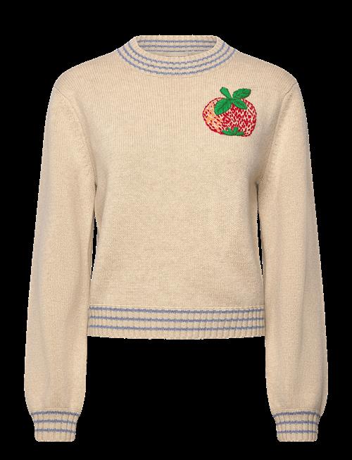 Stella Nova | Wool Sweater With Embroidered Apple | M