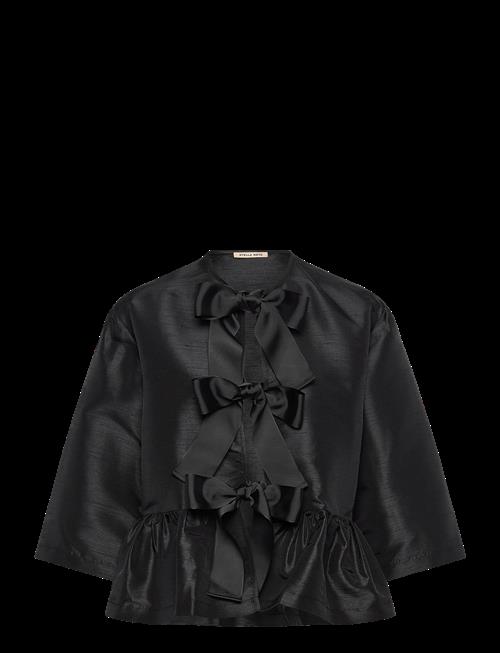 Stella Nova | Crispy Peplum Bow Blouse | 34