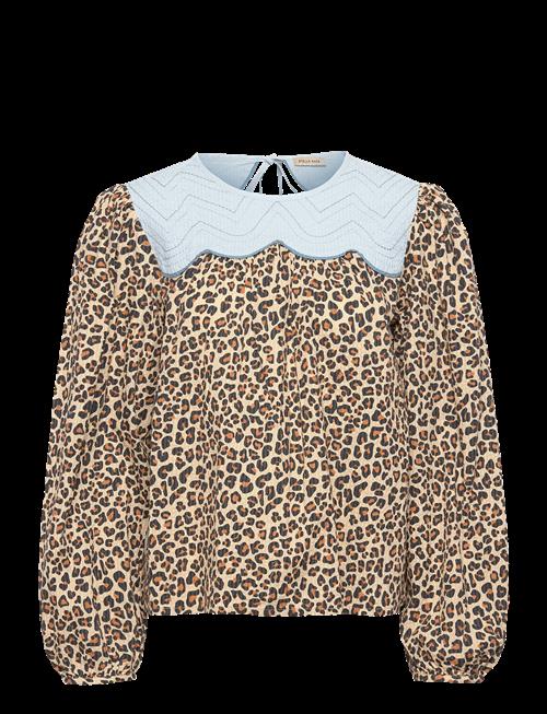 Stella Nova | Leopard Blouse With Embroidery | 34
