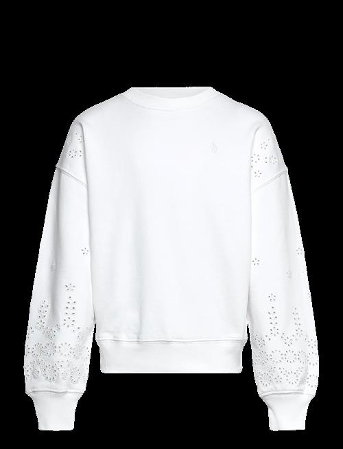 Ralph Lauren Kids | Eyelet French Terry Sweatshirt | 132-140