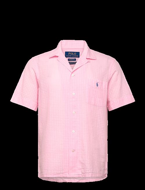 Polo Ralph Lauren | Classic Fit Linen-Blend Seersucker Shirt | XS
