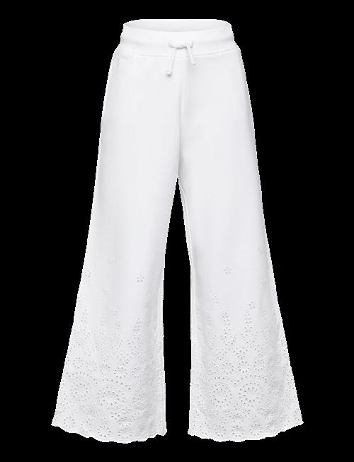 Ralph Lauren Kids | Eyelet French Terry Wide-Leg Sweatpant | 132-140