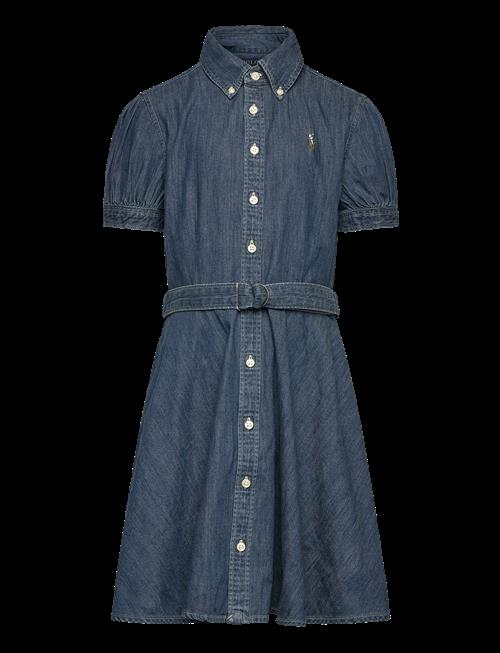 Ralph Lauren Kids | Belted Cotton Denim Shirtdress | 129-130