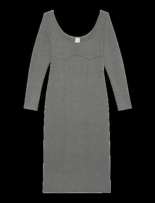 Calvin Klein | Half Milano Ls Midi Dress | XL