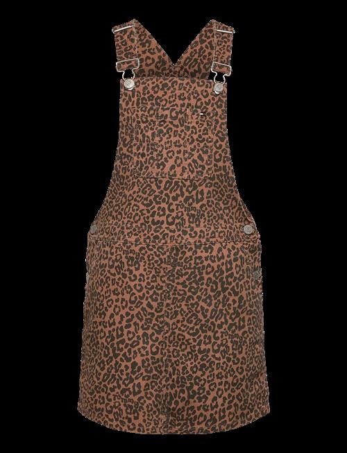 Tommy Hilfiger | Dungaree Dress Denim Leopard Aop | 164