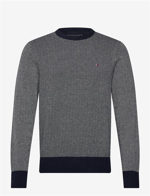 Tommy Hilfiger | Pima Ctn Cash Herringbone Crew | XXXL