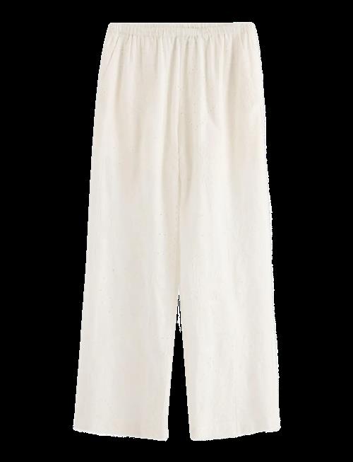 Lindex | Trousers With Embroidery | XXL