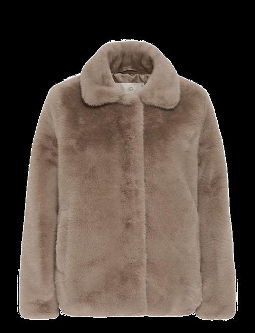 Kaffe | Karosa Fake Fur Jacket | 34