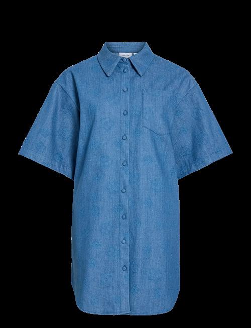 Vila | Viluna 3/4 Denim Shirt Dress | 44
