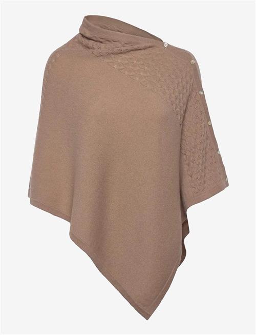 Rosemunde | Rwlaica Cashmere Pointelle Poncho | ONE SIZE