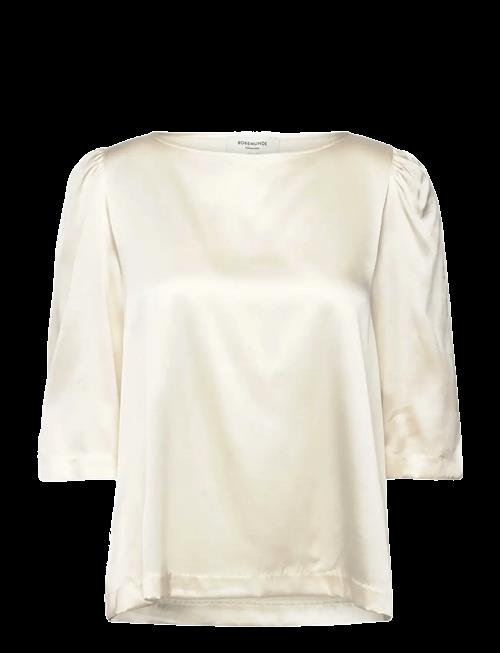 Rosemunde | Rwjade Silk 3/4 S Boatneck Blouse | 38
