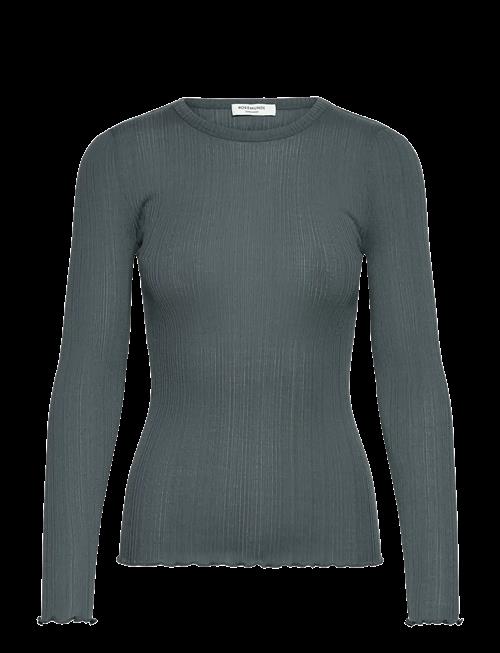 Rosemunde | Rwelise Wool Ls O-Neck T-Shirt | XL