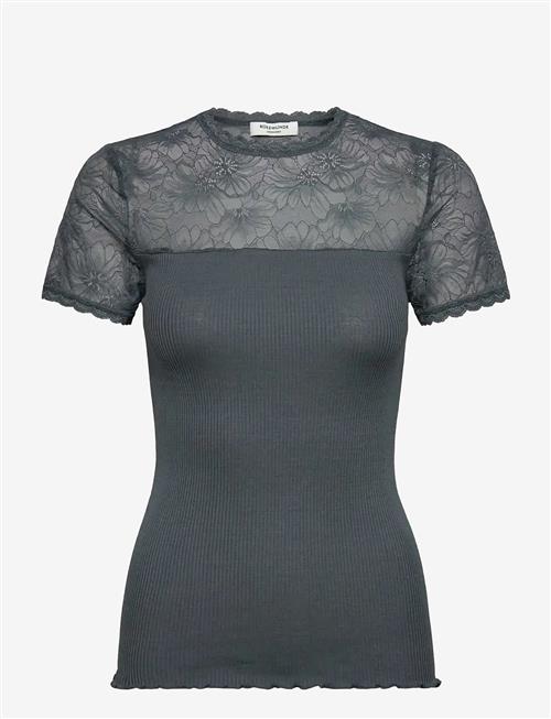 Rosemunde | Rwbeatha Silk Ss Lace  T-Shirt | XL