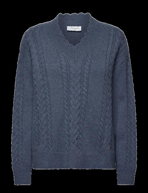 Se Rosemunde | Rwalexa Ls Wool Blend V-Neck Pullover | M hos Booztlet