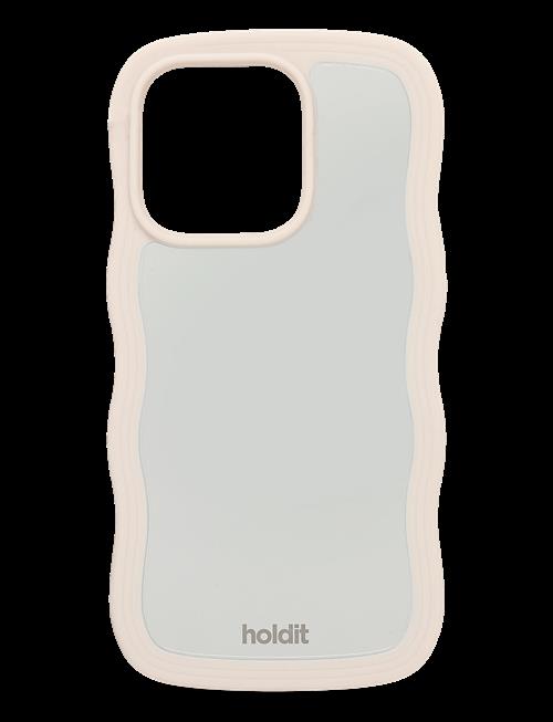 Holdit | Wavy Case Iphone Light Beige/Mirror | IPHONE 14PRO