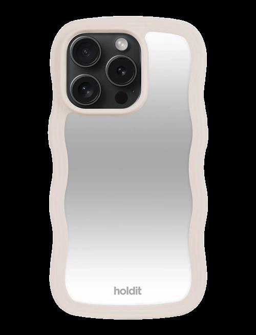 Holdit | Wavy Case Iphone Light Beige/Mirror | IPHONE 15PRO MAX