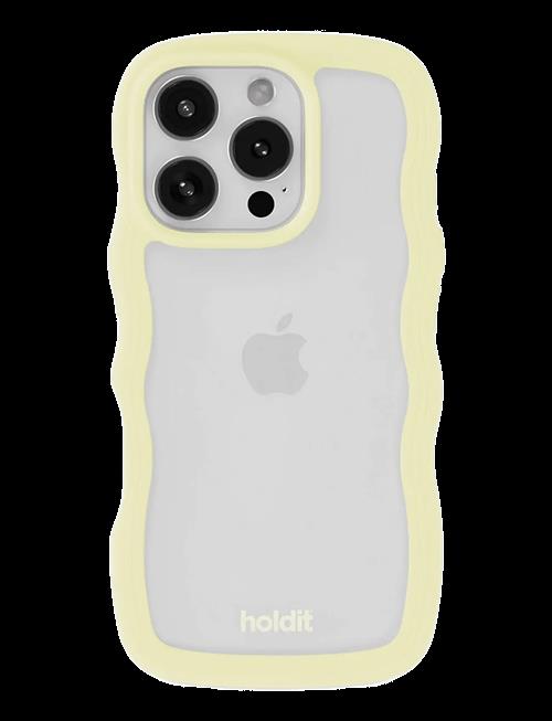 Holdit | Wavy Case Iphone Lemonade/Transparent | IPHONE 16PRO MAX
