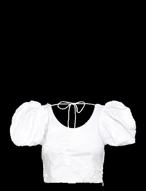 ROTATE | Puff Sleeve Cotton Top | 40