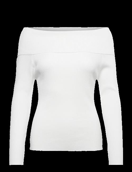 A-View | Rib Offshoulder Blouse | L