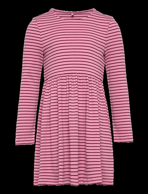Kids Only | Kmgmaude Life Stripe Ls O-Neck Dress Jrs | 98