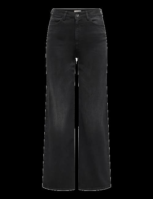 JDY | Jdyfelina-Fina Hw Wide Blk Jeansdnm Noos | M x 34