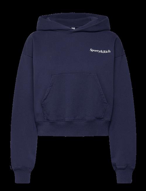 Sporty & Rich | Health Is Wealth Cropped Hoodie | XS