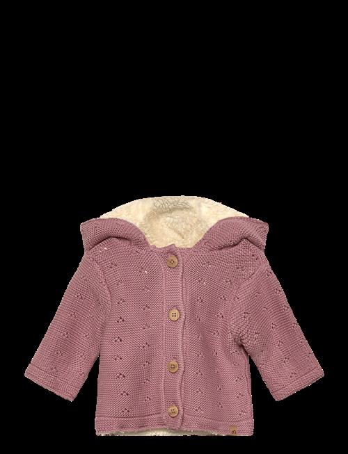 Minymo | Jacket Knit W. Teddy Lining | 50