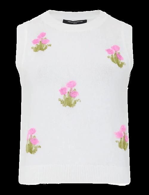 French Connection | Junie Floral Applique Vest | L
