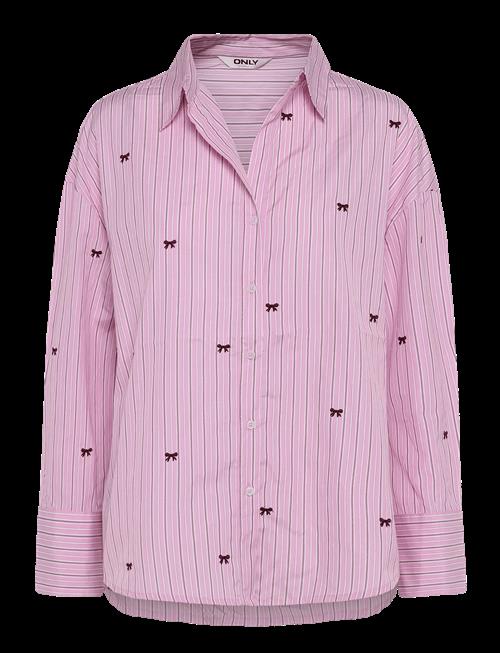 ONLY | Onloregon Zeidi Ls Bow Shirt Noos Wvn | M