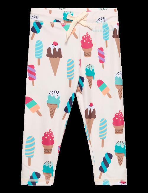 Geggamoja | Uv-Long Pants Beige Ice Cream | 74/80