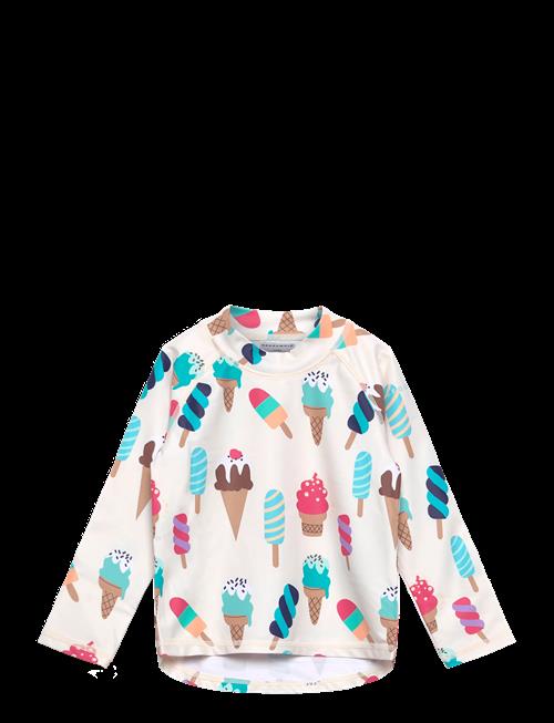 Geggamoja | Uv-L.s Sweater Beige Ice Cream | 110/116