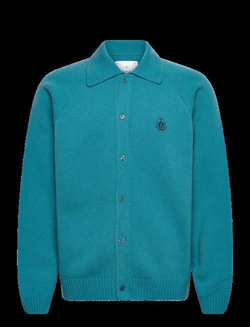 Edwin | Mars Polo Cardigan-Baltic | L