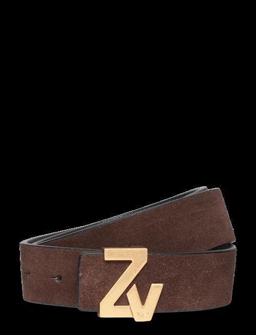Zadig & Voltaire | Zv Initiale La Belt 30Mm Suede | 85