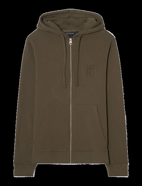 Lexington Clothing | Organic Cotton Logo Zip-Up Hoodie | XL