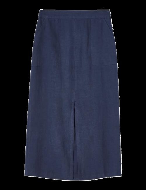 Lexington Clothing | Midi Linen Skirt | M