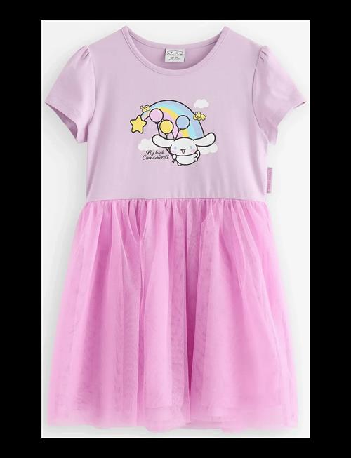 Lindex | Cinnamoroll Short-Sleeved Dress With Tulle Skirt | 92