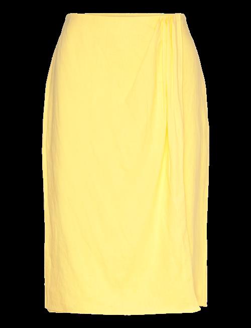 Lauren Ralph Lauren | Soft Drapey Linen-Wvn-Skirt | 44