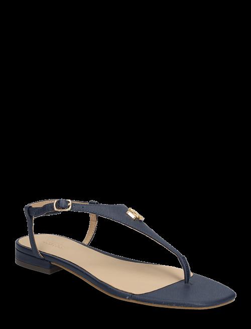 Lauren Ralph Lauren | Everley Ii Crosshatch Leather Sandal | 37.5