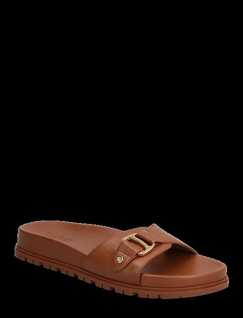 Lauren Ralph Lauren | Tasha Leather Slide Sandal | 38