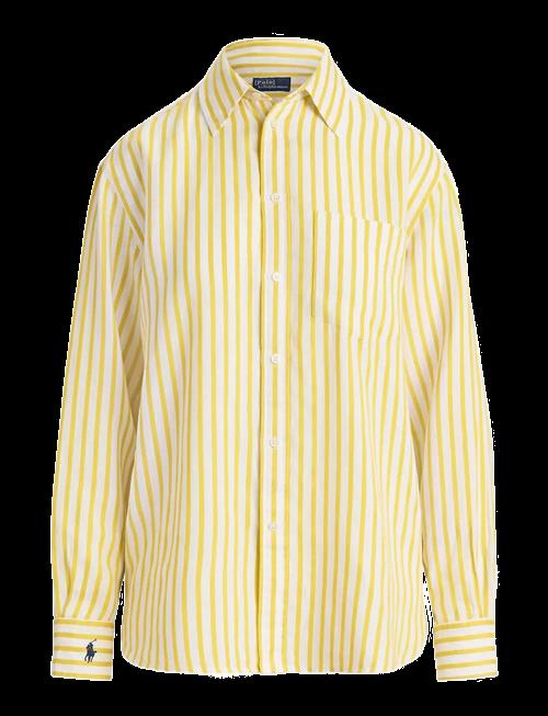 Polo Ralph Lauren | Oversize Fit Striped Linen-Cotton Shirt | S