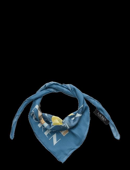 Lauren Ralph Lauren | Landscape-Print Cotton-Silk Square Scarf | ONE SIZE