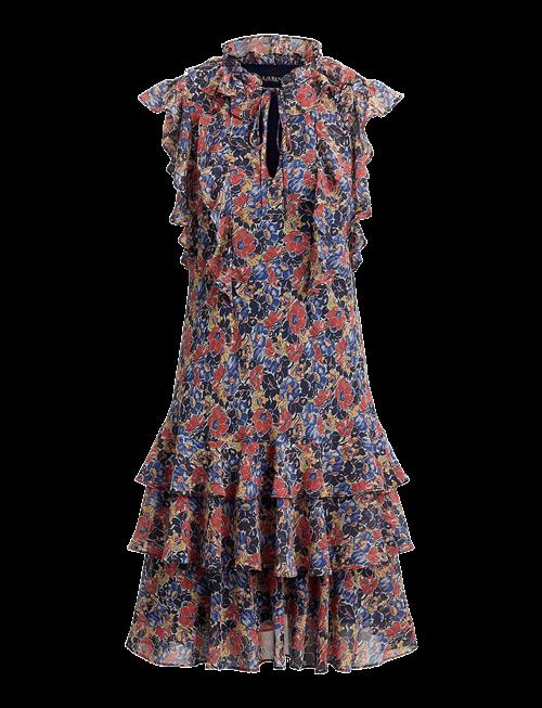 Lauren Ralph Lauren | Floral Ruffle-Trim Georgette Dress | 46