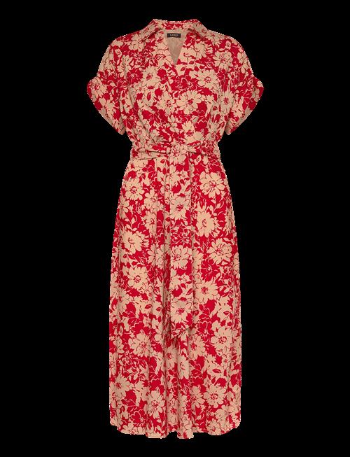 Lauren Ralph Lauren | Floral Belted Crepe Dress | 38