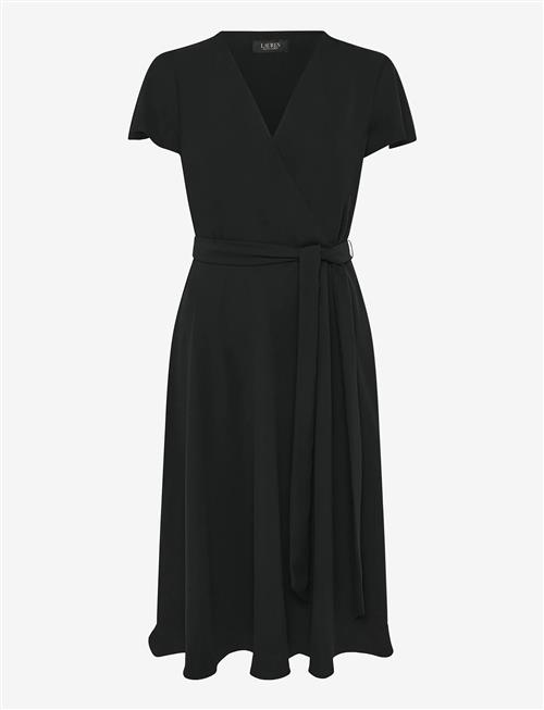 Lauren Ralph Lauren | Belted Georgette Surplice Dress | 34