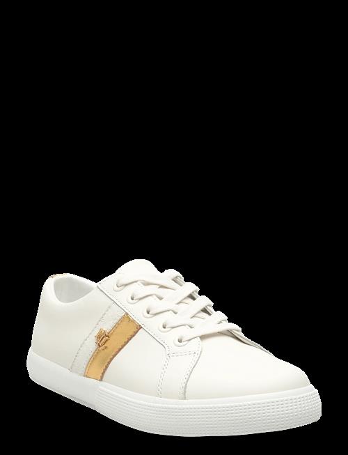 Lauren Ralph Lauren | Janson Ii Metallic-Trim Leather Sneaker | 36