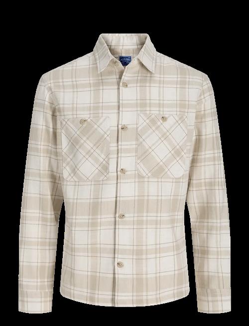 Jack & Jones | Jprblurayle Linen Bl.check Ls Shirt Sn | L