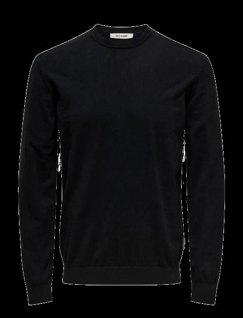 ONLY & SONS | Onsloui Reg 12 Mel Crew Knit Noos | XS