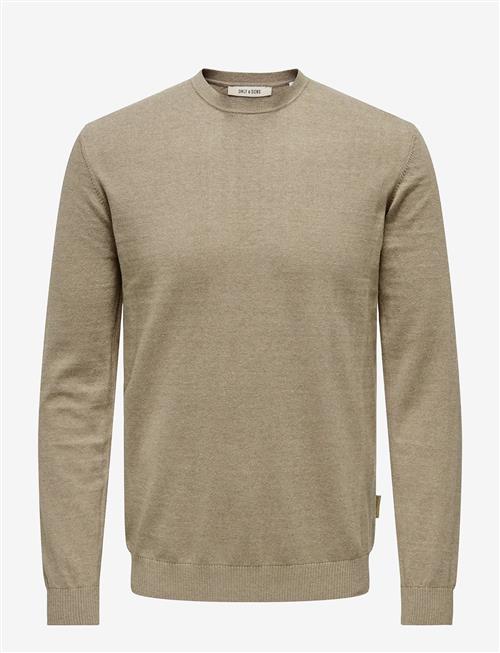 ONLY & SONS | Onsloui Reg 12 Mel Crew Knit Noos | L