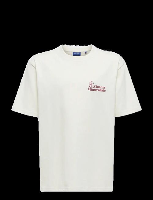 ONLY & SONS | Osjfredo Rlx Cinema Ss Tee Vd Jrs | 170-176